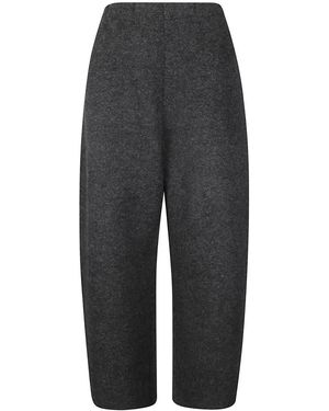 Boboutic Wide-Leg Trousers With Elasticated Waistband - Grau