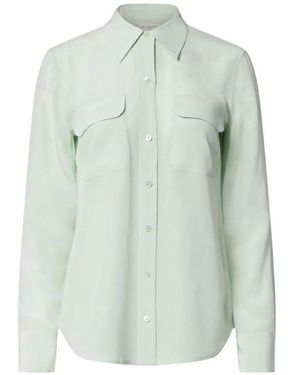 Equipment 'Slim Signature' Long Sleeve Shirt - Grün