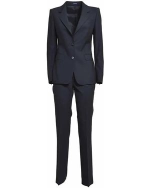 Tagliatore Tailored Suit Jacket And Pants Set - Blau