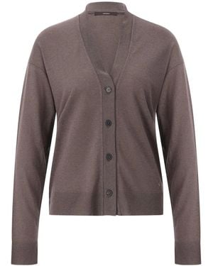 Windsor. Leichte Strickjacke - Braun