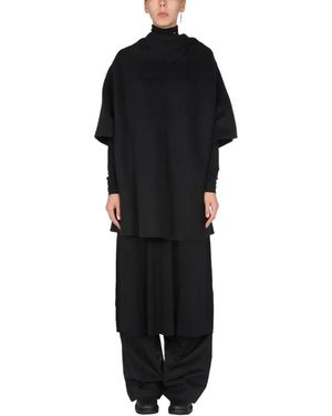 Raf Simons "Ataraxia" Wool Blend Dress - Schwarz