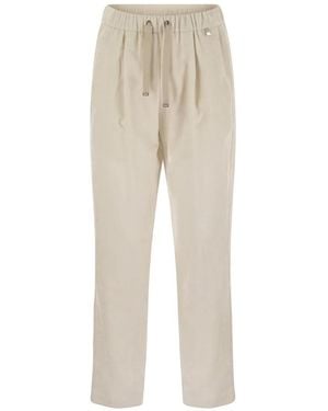 Herno Bright Corduroy Resort Trousers - Natur