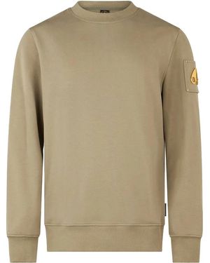 Moose Knuckles Snyder Crewneck Sage - Natur