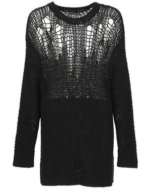 Yohji Yamamoto Cotton Sweater - Schwarz