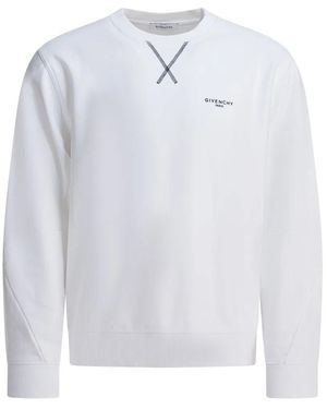 Givenchy Couture Seam Crewneck Sweatshirt - Weiß