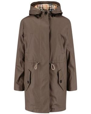 Burberry Classic Parka – - Braun