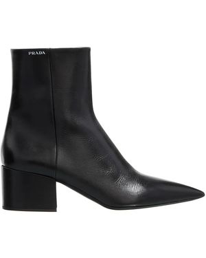 Prada Enkellaarzen - Zwart