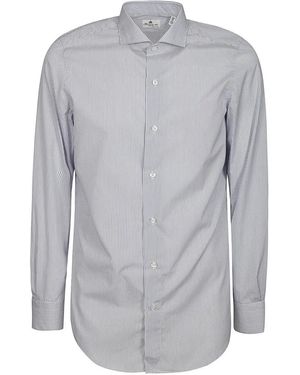 Finamore 1925 Tailored Shirt - Grau