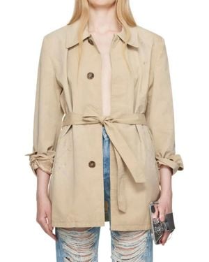 MM6 by Maison Martin Margiela Coats - Natur