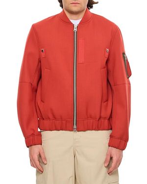 Sacai Suiting Bonding Blouson - Rot