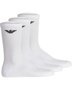 Emporio Armani Sporty Sponge 3Er Pack - Weiß