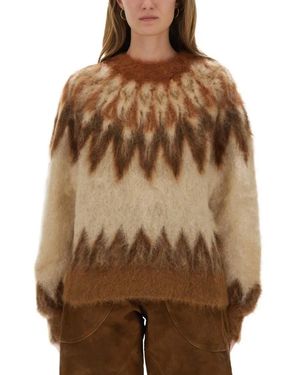 Isabel Marant "Natania" Jersey - Braun