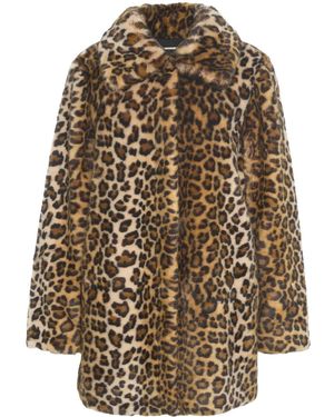 Liu Jo Coat With Animal Print - Mehrfarbig