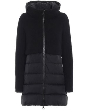 Herno Wool Down Coat - Schwarz