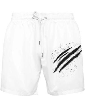 Philipp Plein Badehose - Weiß