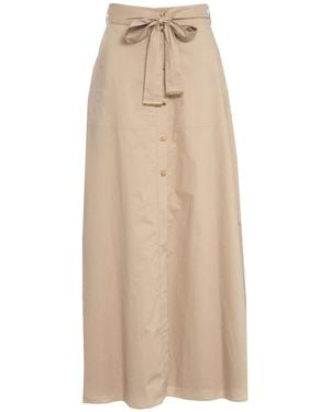 Guess Maxi Skirt With Buttons - Natur