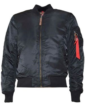 Alpha Industries Ma-1 Vf Short Padded Bomber Jacket - Blau