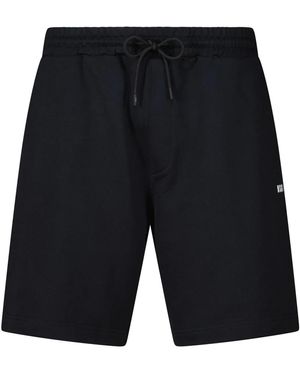 MSGM Sweatpants-Shorts Aus Baumwolle - Schwarz