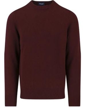 Drumohr Cashmere Sweater – Bordeaux - Rot