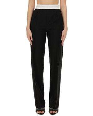 Alexander Wang Pants With Logo - Schwarz