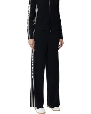 Elisabetta Franchi Trousers Neroburro - Schwarz