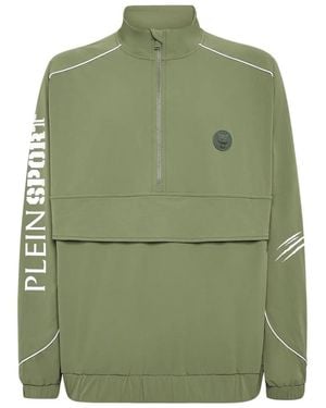 Philipp Plein Sweatjacke Scratch - Grün