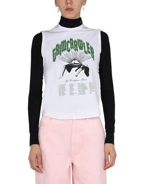 Raf Simons Layered Roll-Neck Top - Weiß