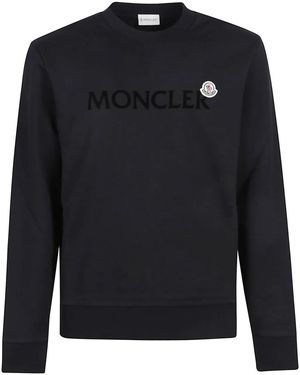 Moncler Logo Sweatshirt - Schwarz