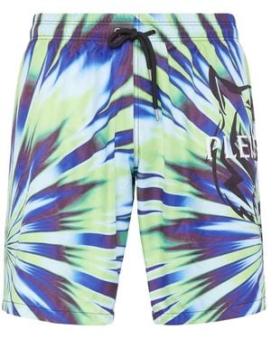 Philipp Plein Badehose Tiger - Blau