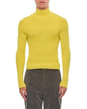 Rier Ribbed Turtleneck - Gelb