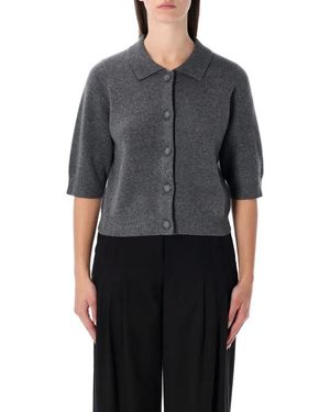 THE GARMENT Como Short Cardigan - Grau