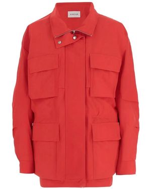 ARMARIUM Multi Pocket Nylon Jacket - Rot