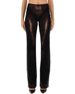 Jean Paul Gaultier "Body Dust" Print Pants - Schwarz