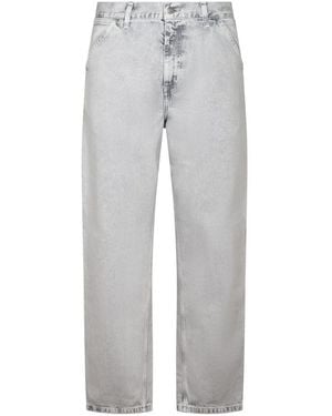 Carhartt Relaxed Fit Straight Leg Cotton Denim Trousers - Grau