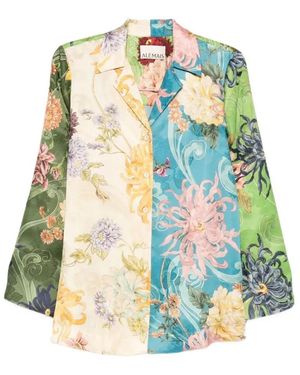 ALÉMAIS Avery Spliced Shirt - Mehrfarbig
