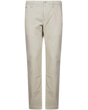 Jacob Cohen Slim Fit Bobby Tinto Trousers With Tailored Silhou - Grau