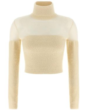 Elisabetta Franchi Sweaters Milk - Weiß