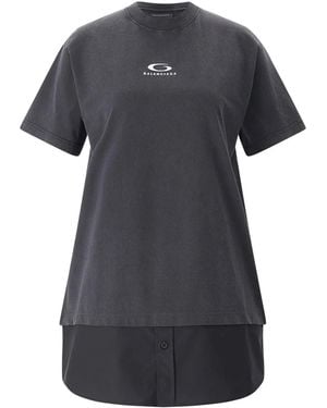 Balenciaga T-Shirt Mit Logo - Schwarz