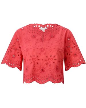 FABIENNE CHAPOT Cropped Shirt Soraya - Rot