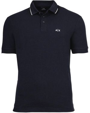ARMANI EXCHANGE Polo Shirt - Blau