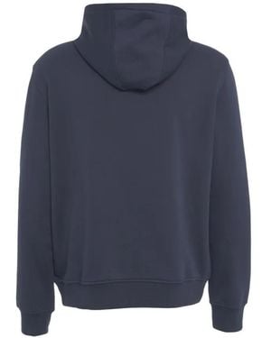 Etro Sweatshirt With Hood And Logo Embroidery - Blau