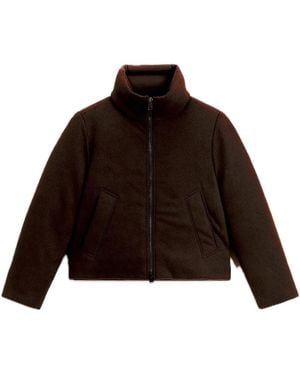 Woolrich Padded Marylin Jacket Soil - Braun