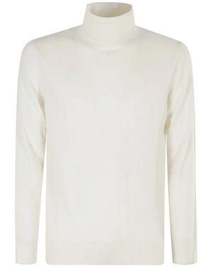 Eleventy Tipping Turtleneck Sweater - Weiß
