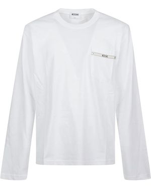 Moschino Long Sleeve T-Shirt - Weiß