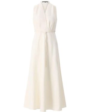 Luisa Cerano Tailiertes Midikleid - Weiß