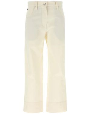 Brunello Cucinelli Monile Crop Pants - Natur