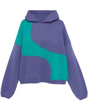 ERL Wave Hoodie - Blau