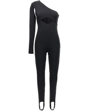 David Koma Scuba Cut Out One-Length Bodysuit - Schwarz