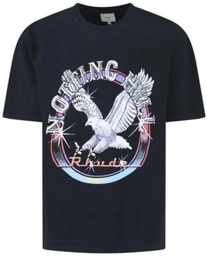 Rhude 'Notting Hill Eagle' T-Shirt – - Blau