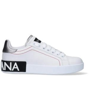 Dolce & Gabbana Low-Top Sneaker - Weiß